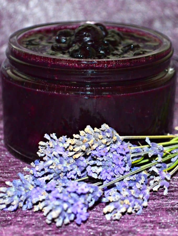 This deep purple Blueberry Lavender Sauce has a sweet, floral aroma & unmistakable herbal undertones of lavender. Perfect with pancakes,waffles or oatmeal.