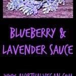 Blueberry & Lavender Sauce