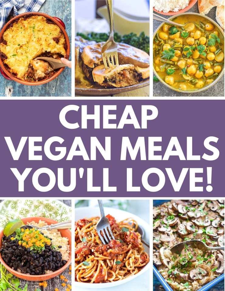 Need some cheap vegan meals that will help keep your wallet full and tastebuds happy? I've got you covered with this selection of budget friendly recipes you'll love! 