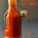 WARNING! This seriously Fiery Habanero Hot Sauce is not for the faint hearted! Get past the heat though & you will find that it has a depth of flavour that a lot of hot sauces don’t. It has plenty of zing, a bit of tang & hints of sweet red pepper & maple. Are you brave enough?