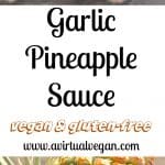 Get your coconut shell bikini & grass skirt ready because when you try this super tangy, sweet & spicy Garlic Pineapple Sauce you will want to dance around your kitchen in true Hawaiian style! Great in stir fries, as a marinade, on rice bowls or as a dipping sauce & ready in less than 10 mins!