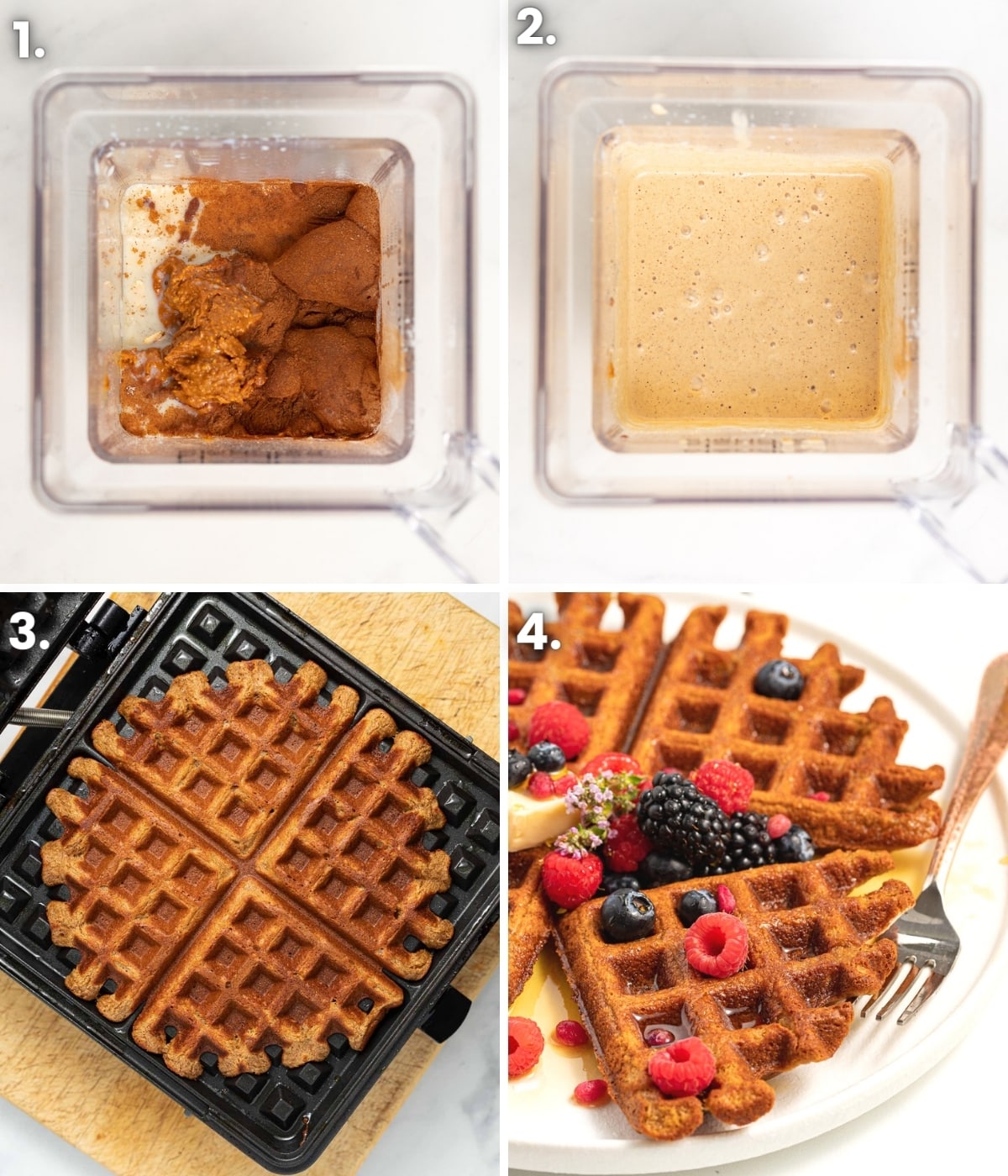 how to make oatmeal waffles as per the written ingredients