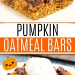 Pumpkin Oatmeal Bars