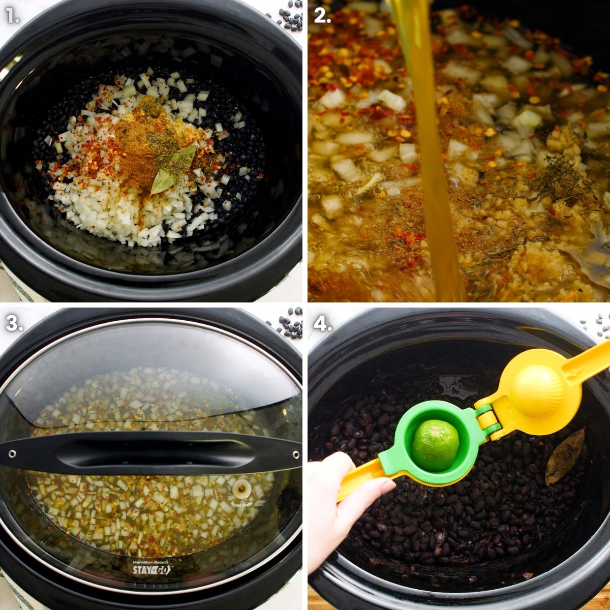 how to make black beans in a slow cooker