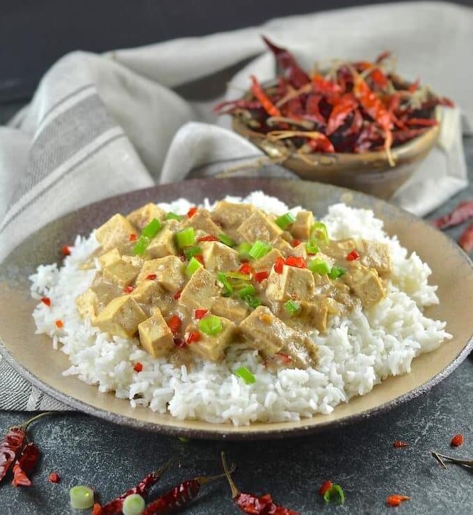 Tender tofu in a rich, smooth and creamy satay sauce. This Tofu Satay is super easy to prepare & tastes totally delicious!