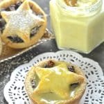 My Vegan Brandy Butter is a hard sauce which, on contact with something warm, becomes a drippy, rich & boozy sauce. It is absolutely perfect when slathered over hot mince pies or Christmas pudding!