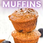 vegan cherry muffins