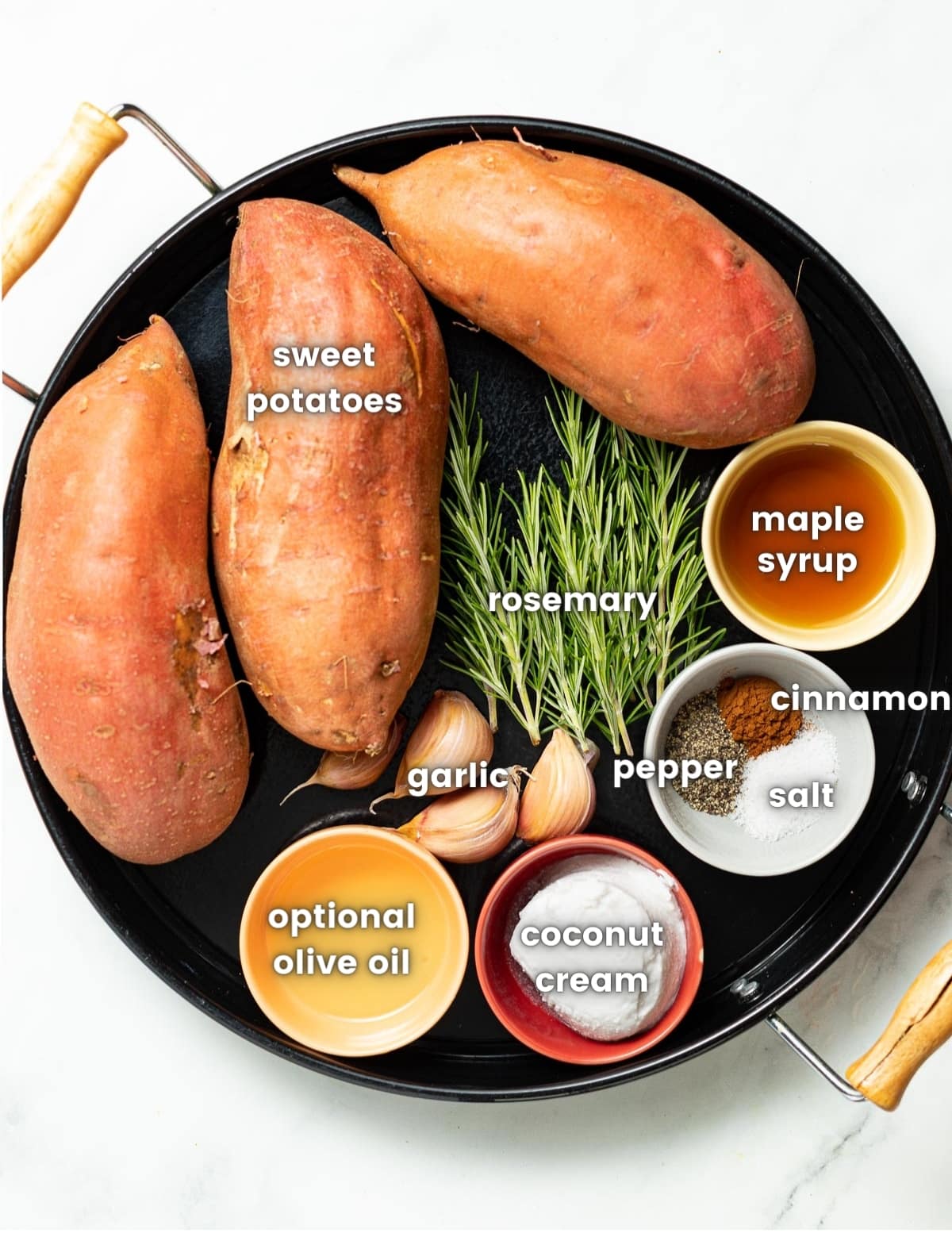 sweet potato mash ingredients