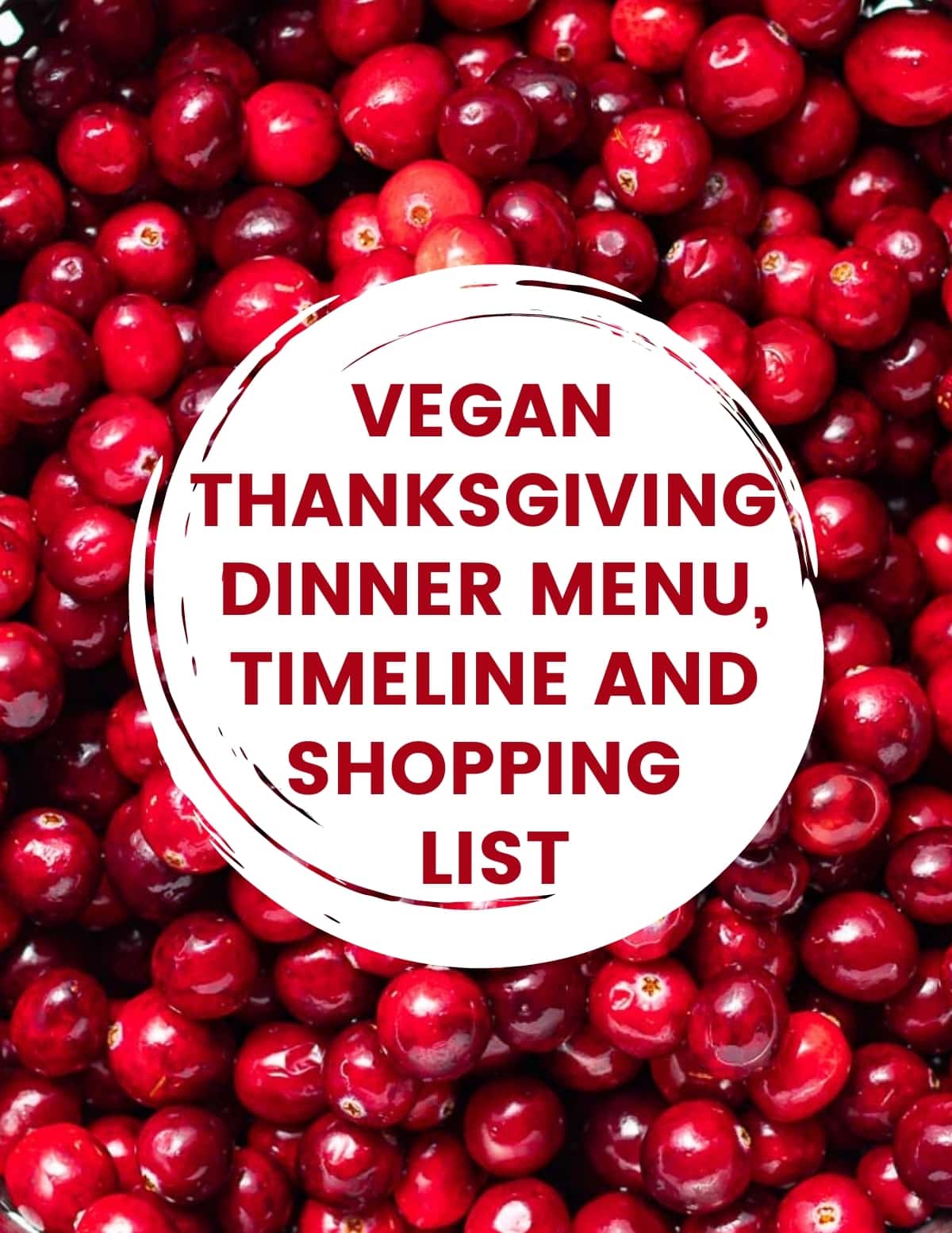 vegan thanksgiving dinner menu