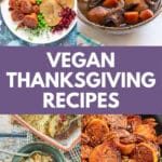 A collection of my favourite Vegan Thanksgiving Recipes! Whether you are hosting a large gathering, relaxing at home, or need to take something super yum to a pot luck, I’ve got you covered!