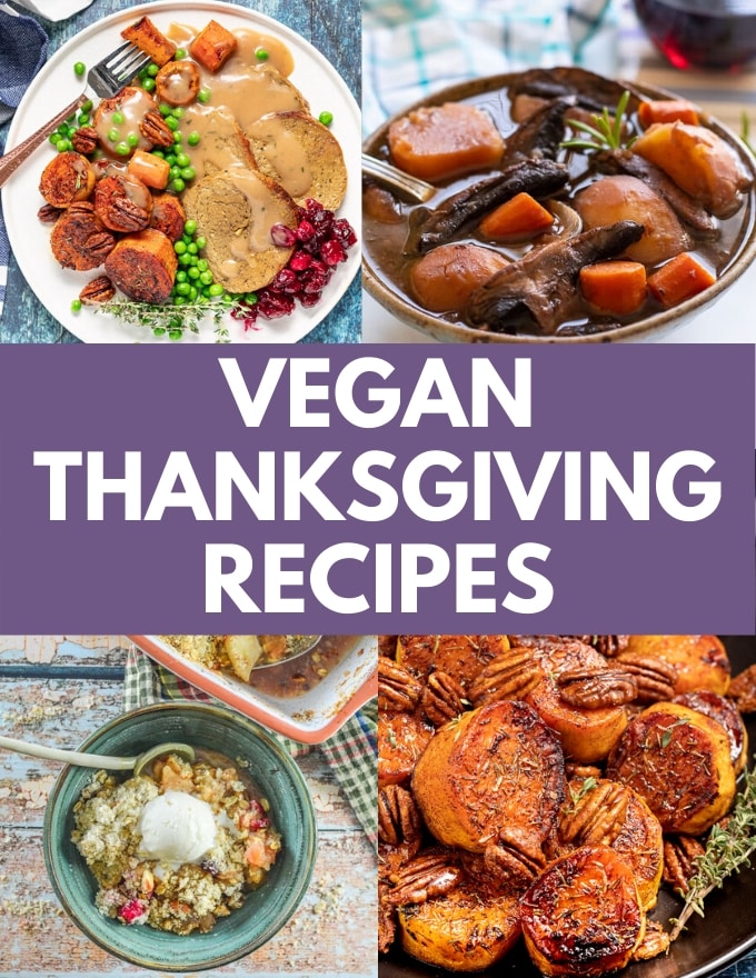 A collection of my favourite Vegan Thanksgiving Recipes! Whether you are hosting a large gathering, relaxing at home, or need to take something super yum to a pot luck, I've got you covered! 