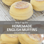 Homemade English Muffins. Nothing can beat them straight off the griddle or gently toasted. They are soft, slightly chewy & perfect for breakfast or snacks. No oven is required & they are so much nicer than store bought!